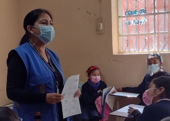 PDH educa en derechos humanos a estudiantes de nivel primario de Quetzaltenango