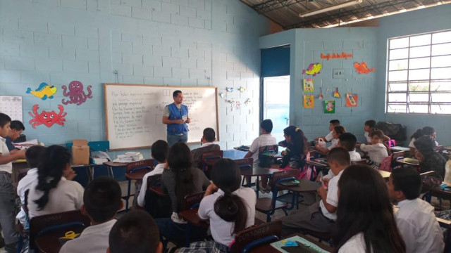PDH facilita taller de los derechos de la niñez y adolescencia a estudiantes de San Antonio Huista