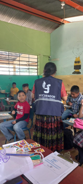 PDH imparte taller a estudiantes de San Pedro Carchá