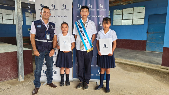 PDH lleva a cabo elección de “Niño o Niña Procurador(a) de los Derechos Humanos” en Baja Verapaz