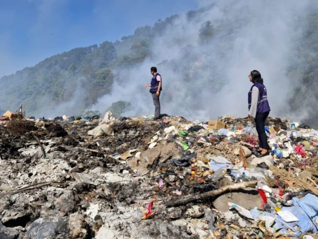 Institución del PDH monitorea funcionamiento de basurero en Santiago Atitlán