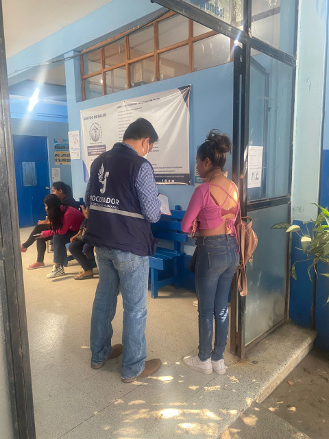 Verifican Centro de Salud de Jalapa