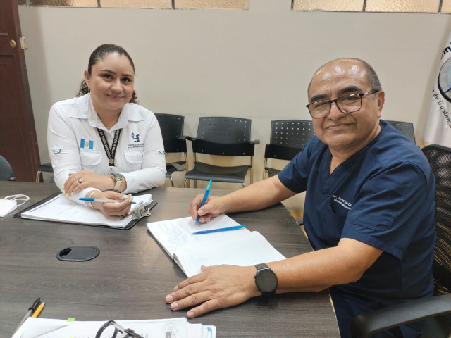 Auxiliatura de Villa Nueva de la Institución del PDH realiza supervisión al sistema de salud