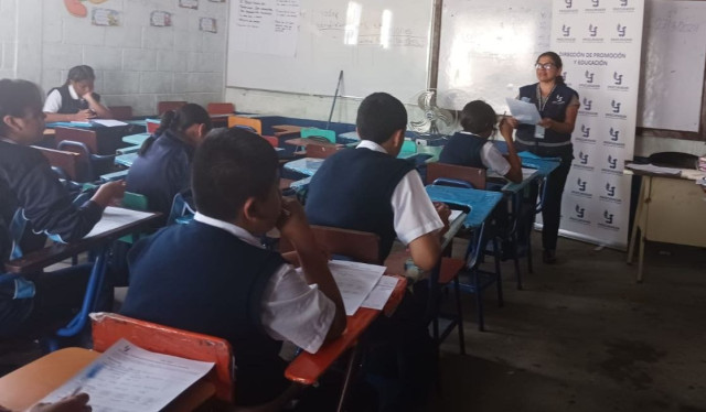 Jóvenes de San Juan Sacatepéquez reflexionan acerca de los derechos humanos
