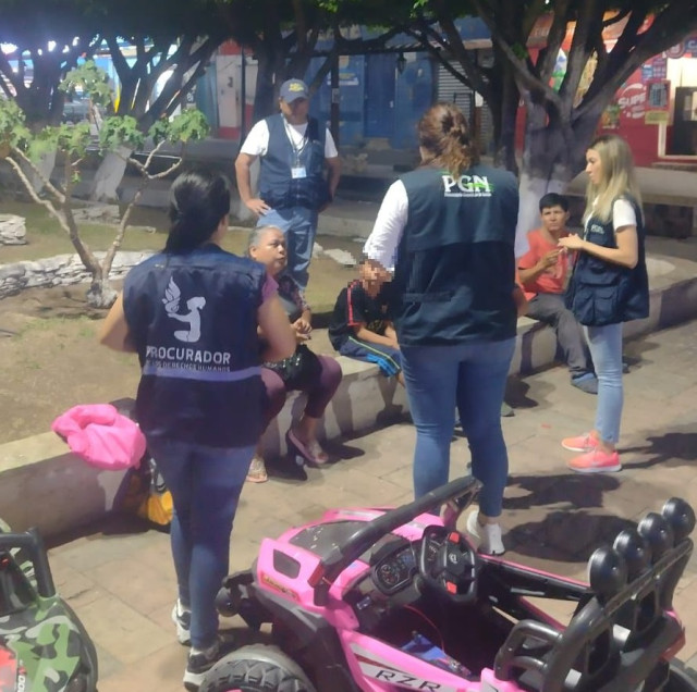 Verifican situación de niñez y adolescencia en zona viva de Coatepeque