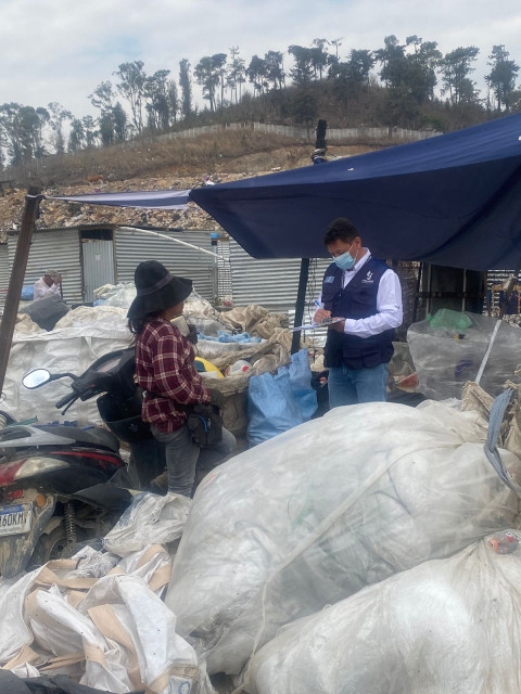 Verifican funcionamiento de basurero en municipio de Jalapa