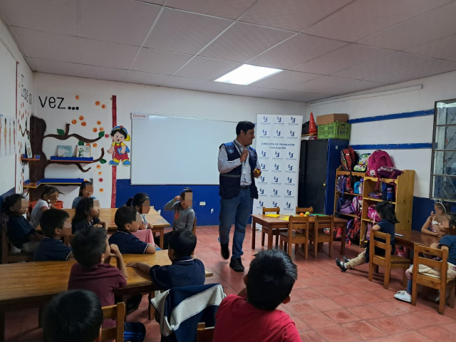 Dirección de Promoción y Educación impulsa taller en Derechos Humanos en Escuela Oficial Urbana Mixta # 20 José Antonio Salazar